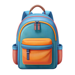 school backpack isolated