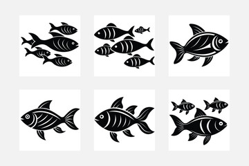 Eye Catching Fish Designs Perfect for White Background