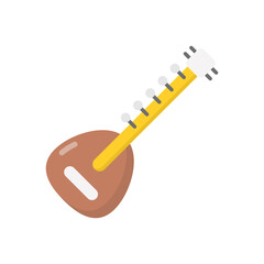 Sitar vector icon