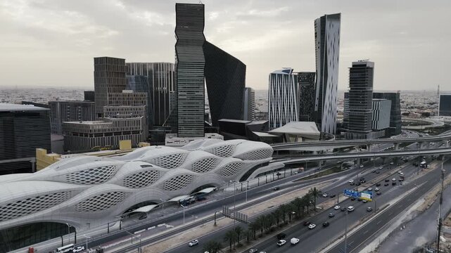 There's a metro station near KAFD - King Abdullah Financial District