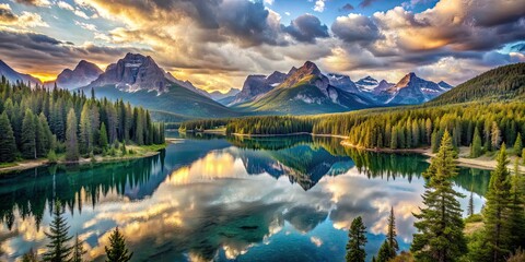 Breathtaking collection of stunning landscapes including mountains, lakes, and forests, scenic, amazing, landscapes, mountains
