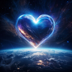 heart in the sky heart on the space