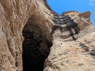Cliff dwelling cave entrance