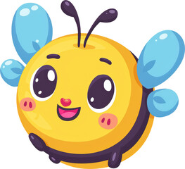 Cute cartoon bee