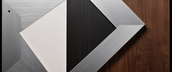 illustrazione con elementi geometrici astratti a tema contemporaneo surreale