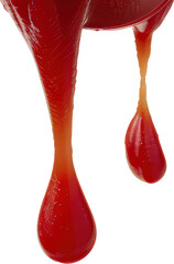 Dripping Red Liquid