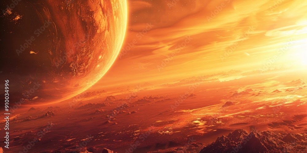 Wall mural Planetary Beauties Stunning Photos of Planets in Space Displaying Exquisite Scenery