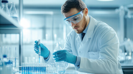 Explore a modern laboratory where scientists conduct innovative experiments, showcasing cutting-edge technology and collaborative research in action.