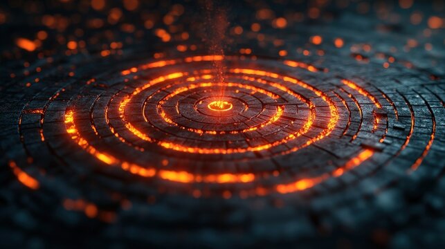 Marketing online with content targeting: A detailed 3D render of content targeting techniques, including audience segmentation, personalized content, and targeted advertisements, highlighting the