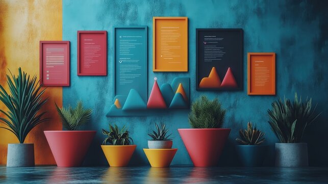 Marketing online with digital conversion: A 3D render showing the process of converting online visitors into customers, with elements like conversion funnels, call-to-action buttons, and transaction