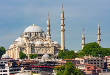 Fototapeta premium Suleymaniye mosque in Istanbul, Turkey