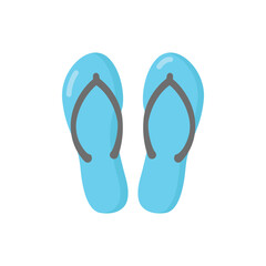 Slippers vector icon