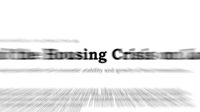 2024: Housing Crisis Headlines Fast Sequence