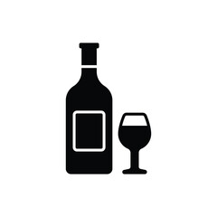 Wine vector icon