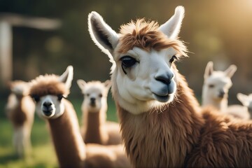 alpaca in zoo