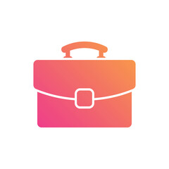 Briefcase vector icon