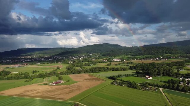 Regenbogen auf der Schw&auml;bischen Alb