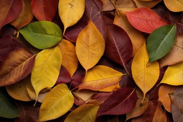 colorful autumn leaves background
