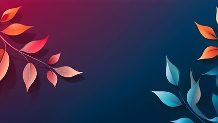 Obraz premium background with leaves