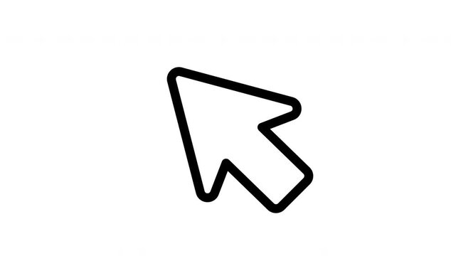 clicking animated icon