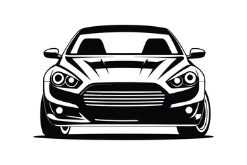 Download A Dyno Dash Car silhouette illustration Vector File.