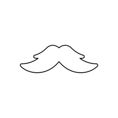 Moustache vector icon