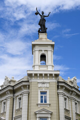 View at the old center of Vilnius on Lithuania
