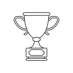 Trophy vector icon