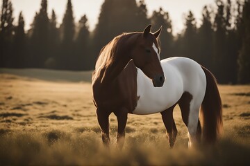 piano primo cavallo pazzo horse mad animal farm cattle quaint funny snicker mouth open language mood happy portrait foreground bronc studded mane isolated heaven park creature nose ear look head