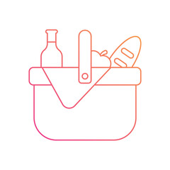 Picnic vector icon