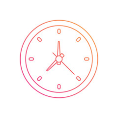 Clock vector icon