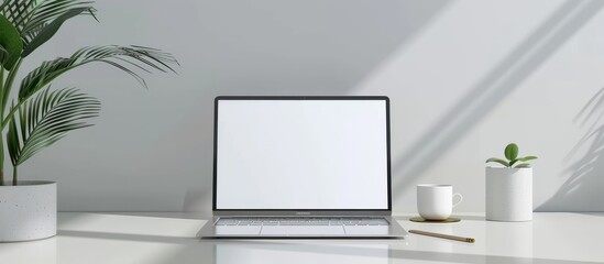blank computer monitor