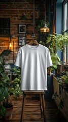 White blank T-shirt mockup | T-shirt | Mockup