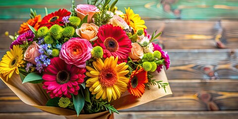 Colorful bouquet of fresh flowers, perfect for gifting or decor, bouquet, flowers, colorful, fresh, beautiful, gift
