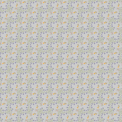 Flat design small flower pattern design