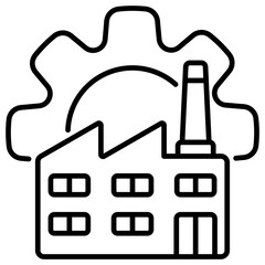 Industrial  Icon Element For Design