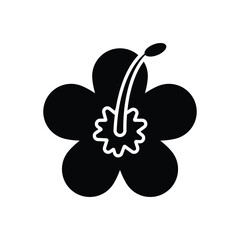 Hibiscus  vector icon