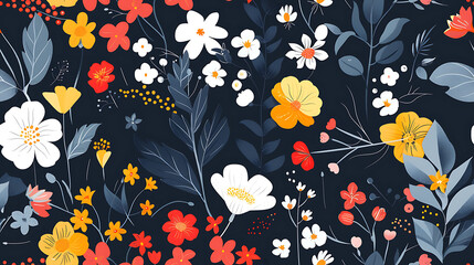 Obraz premium flower pattern