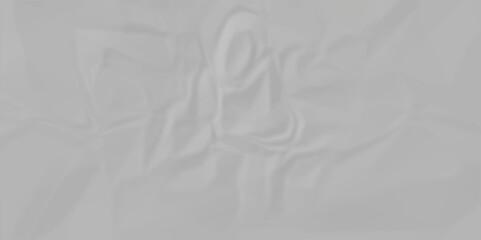 gray wrinkly backdrop paper background. panorama grunge wrinkly paper texture. gray crumpled and top view textures can be used for background of text or any contents.	