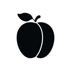 Apricot vector icon