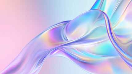 Naklejka premium Abstract glass shape 3d render 
