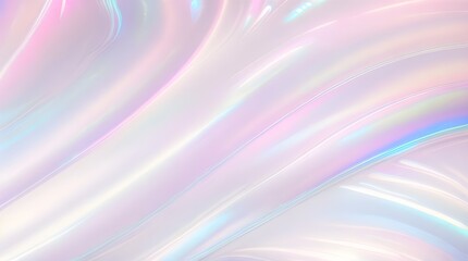 Holographic background seamless trendy iridescent light foil texture. Soft holographic pastel unicorn marble background pattern. Modern pearlescent blurry abstract swirl illustration.	
