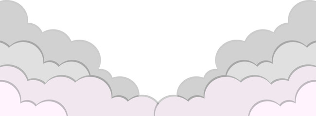 Cloud Papercut Footer