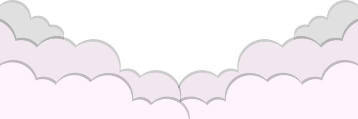 Cloud Papercut Footer