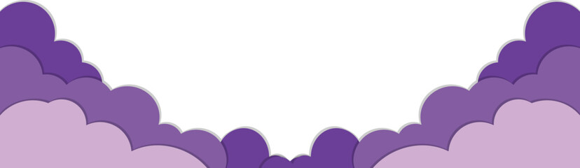 Cloud Papercut Footer