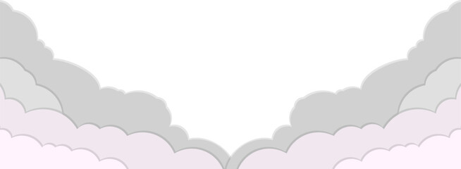 Cloud Papercut Footer