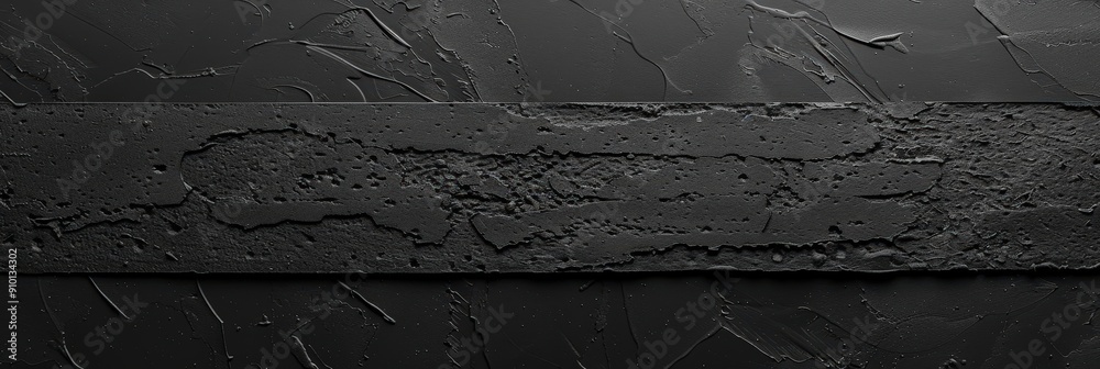 Fototapete a textured black surface features distinct striations, highlighting its intricate design and depth, 