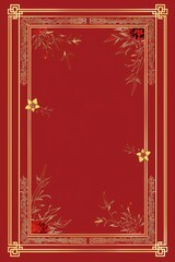 Mahjong Sets, border, background wallpaper, blank in the middle, minimalism, negative space, used for postcard template