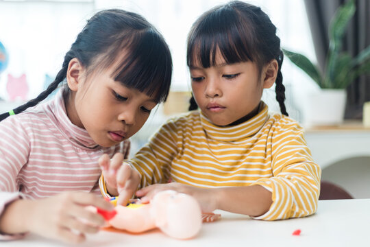 two sibling Playing Anatomy studies for kids. Human body organs and skeleton parts toy. Learning medical terms, order and location of each part. at home.