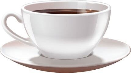 coffee cup isolated on white